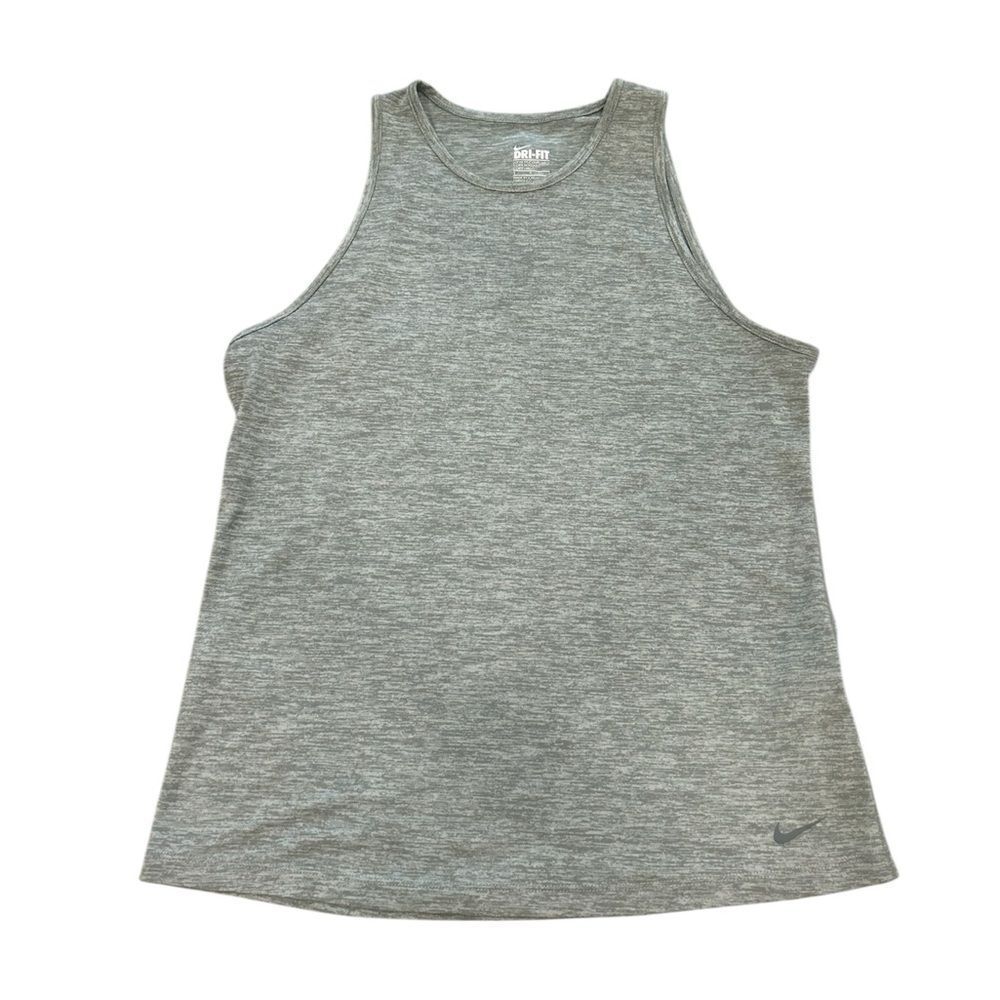 Nike Light Heather Gray Basic Tank Top